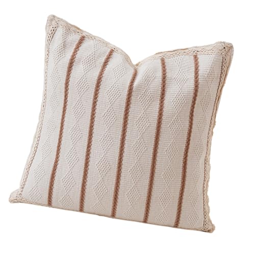 Weiche Strukturierte Handgewebte Kissenbezug Baumwollgarne Perfekt Zur Verbesserung Der Schlafzimmer Wohnraum Ästhetisches Bett Dekore Home Decors Weiche Strukturierte Handgewebte Kissenbezug Baumwollgarne Perfekt Zur Verbesserung Der Schlafzimmer Wohnraum Ästhetisches Bett Dekore Home Decors von Lilinzhi