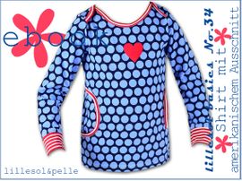 Lillesol basics No. 34 Shirt mit amerikanischem Ausschnitt von Lillesol & Pelle