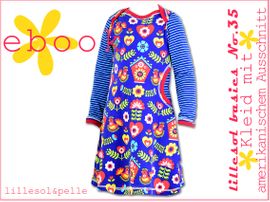 Lillesol basics No. 35 Kleid mit amerikanischem Ausschnitt von Lillesol & Pelle