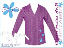 Lillesol basics No. 51 Shirt mit V-Ausschnitt von Lillesol & Pelle