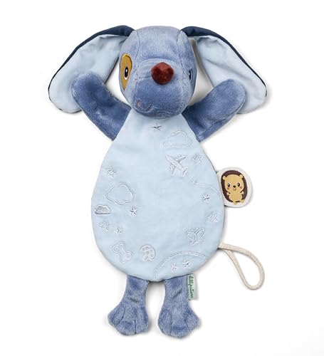 LILLIPUTIENS Jules Le Chien 83614 Kuscheltier, Handpuppe, phosphoreszierend, Schnullerkette, Blau, 19 cm, ab Geburt LILLIPUTIENS Jules Le Chien 83614 Kuscheltier, Handpuppe, phosphoreszierend, Schnullerkette, Blau, 19 cm, ab Geburt von Lilliputiens