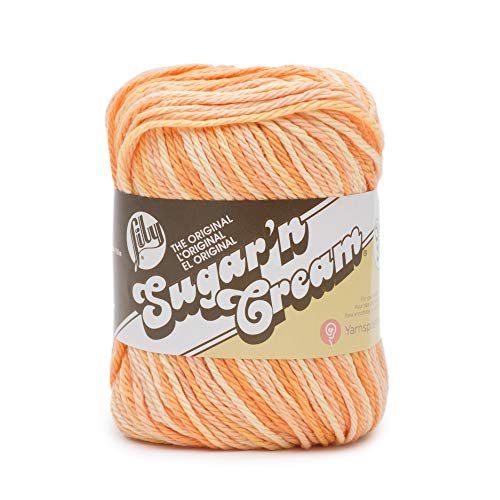 Lily Sugar'n Cream 10201919996 Super Size Garn, Baumwolle, Soleil Ombre, 3 oz, 138 Meter von Lily