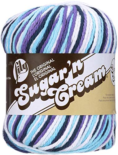 Lily Sugar'n Cream Super Size Ombres Garn, 85 g, Moondance, 1 Knäuel von Lily