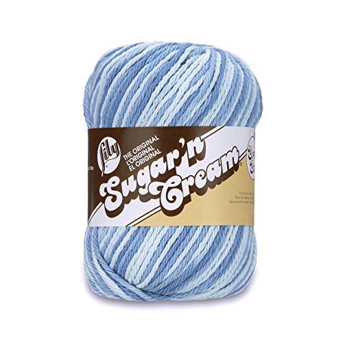 Lily Sugar'n Cream Super Size Ombres Garn, 85 g, verblasstes Denim, 1 Knäuel Lily Sugar'n Cream Super Size Ombres Garn, 85 g, verblasstes Denim, 1 Knäuel von Lily