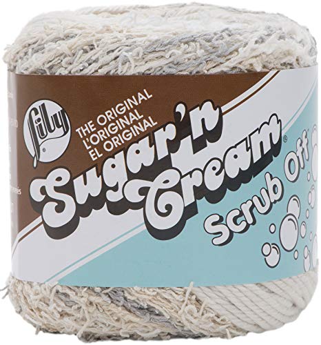 Lily 601415 Yarn Sugar & Cream Linen Garn, Zucker und cremefarbenes Leinen, Baumwolle, beige, 97 Meter von Lily