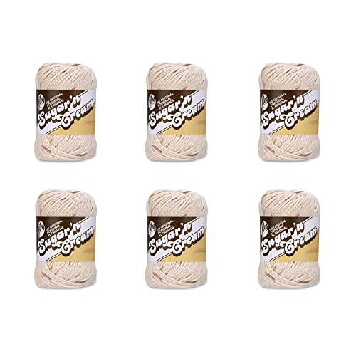 Lily Sugar'N Creme-Garn, 6er-Pack, Sonoma-Druck, 6 Stück Lily Sugar'N Creme-Garn, 6er-Pack, Sonoma-Druck, 6 Stück von Lily