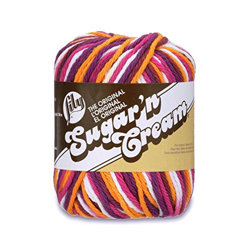 LILY Sugar 'n Cream, 100% Baumwolle, Ombre Batik, 2 oz, 516 von Lily