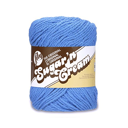 Lily Sugar 'n Cream Garn, Blueberry, 60 ml Lily Sugar 'n Cream Garn, Blueberry, 60 ml von Lily