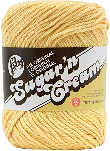 Lily Sugar 'n Cream Garn, Country Yellow, 60 ml Lily Sugar 'n Cream Garn, Country Yellow, 60 ml von Lily