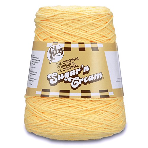 Lily Sugar'n Cream Garn, gelb, 1 Stück Lily Sugar'n Cream Garn, gelb, 1 Stück von Lily