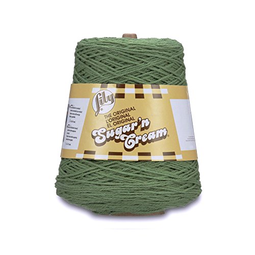 Lily Sugar'n Cream Garn, graugrün, 1 Stück Lily Sugar'n Cream Garn, graugrün, 1 Stück von Lily