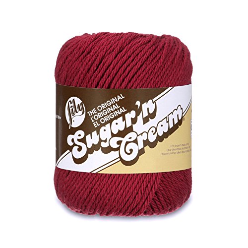 Lily Sugar 'n Cream Garn - Alle Farben, wein, 60 ml von Lily