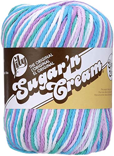 Lily Sugar'n Cream Super Size Ombres Garn, 85 g, Beach Ball Blue, 1 Knäuel Lily Sugar'n Cream Super Size Ombres Garn, 85 g, Beach Ball Blue, 1 Knäuel von Lily