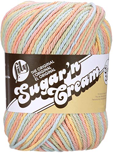 Spinrite Sugar'n Cream Garn, Ombres Super Size, Buttercreme, 10201919222 von Lily