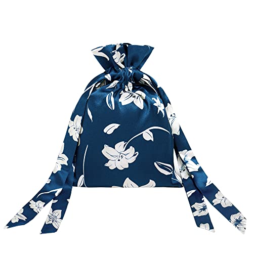 LilySilk Seidenbeutel Weicher Schmuckbeutel 1 STK Schmuckbewahrung Geschenkbeutel aus 100% Maulbeerseide in Blau mit Liliendruck LilySilk Seidenbeutel Weicher Schmuckbeutel 1 STK Schmuckbewahrung Geschenkbeutel aus 100% Maulbeerseide in Blau mit Liliendruck von LilySilk