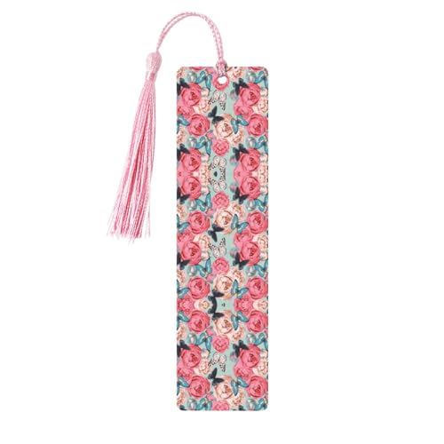 Bunte Blumen Holz Lesezeichen mit Quasten Natürliche DIY Etiketten für Bücher Perfektes Geschenk für Frauen Männer Bunte Blumen Holz Lesezeichen mit Quasten Natürliche DIY Etiketten für Bücher Perfektes Geschenk für Frauen Männer von LimPac