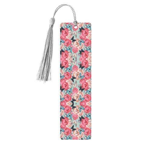 Bunte Blumen Holz Lesezeichen mit Quasten Natürliche DIY Etiketten für Bücher Perfektes Geschenk für Frauen Männer Bunte Blumen Holz Lesezeichen mit Quasten Natürliche DIY Etiketten für Bücher Perfektes Geschenk für Frauen Männer von LimPac