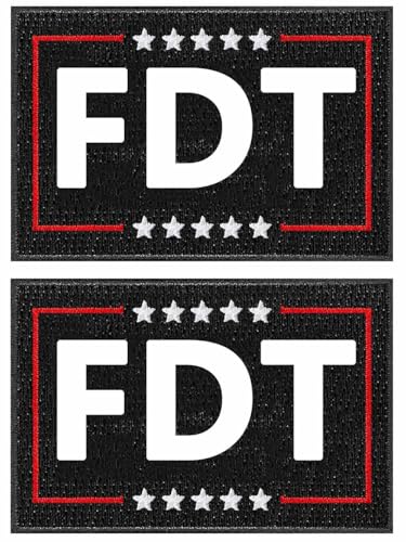 Anti-Trump-Patch, Anti-Maga, FDT Donald Trump 86 47, Stickerei, Militär-Hakenverschluss, Patch für Kappen, Taschen, Westen, Militäruniformen, 2 Stück Anti-Trump-Patch, Anti-Maga, FDT Donald Trump 86 47, Stickerei, Militär-Hakenverschluss, Patch für Kappen, Taschen, Westen, Militäruniformen, 2 Stück von Limecute