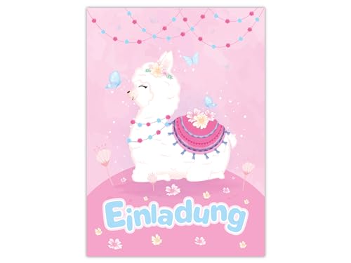 10 Einladungskarten zum Kindergeburtstag Motto-Party Feier Fest Einladung Set Geburtstag Mädchen Kinder Motiv Tiere Kamel Lama Alpaka blau rosa 10 Einladungskarten zum Kindergeburtstag Motto-Party Feier Fest Einladung Set Geburtstag Mädchen Kinder Motiv Tiere Kamel Lama Alpaka blau rosa von Limonia