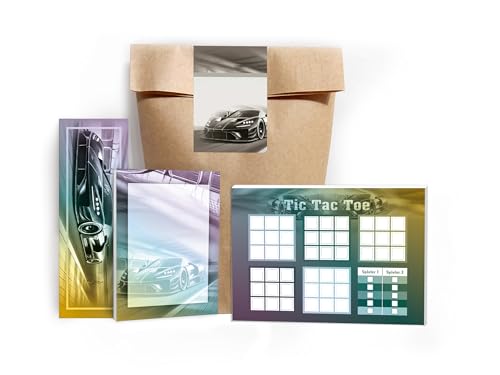 10 Lesezeichen + 10 Mini-Notizblöcke A7 + 10 Tic Tac Toe A6 je 25 Blätter + 10 Tüten + 10 Aufkleber Set Gastgeschenk Mitgebsel zum Kindergeburtstag Motto-Party Teenies Mädels Jungs Auto Rennauto 10 Lesezeichen + 10 Mini-Notizblöcke A7 + 10 Tic Tac Toe A6 je 25 Blätter + 10 Tüten + 10 Aufkleber Set Gastgeschenk Mitgebsel zum Kindergeburtstag Motto-Party Teenies Mädels Jungs Auto Rennauto von Limonia