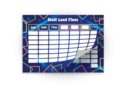 12 Stadt-Land-Fluss je 25 Blätter DIN A6 Spielblock Set Mitbringsel Gastgeschenk Mitgebsel zum Kindergeburtstag Motto-Party Fest Feier Event Reise Jungen Jungs Teenies Mädels Schule Bowling neon 12 Stadt-Land-Fluss je 25 Blätter DIN A6 Spielblock Set Mitbringsel Gastgeschenk Mitgebsel zum Kindergeburtstag Motto-Party Fest Feier Event Reise Jungen Jungs Teenies Mädels Schule Bowling neon von Limonia