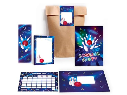 8 Einladungskarten zum Kindergeburtstag Bowling Einladung Geburtstag Mädchen Jungs Jungen Boys Gastgeschenk inkl. 8 Umschläge, 8 Tüten, 8 Aufkleber, 8 Lesezeichen, 8 Blöcke, 8 Stadt-Land-Fluss 8 Einladungskarten zum Kindergeburtstag Bowling Einladung Geburtstag Mädchen Jungs Jungen Boys Gastgeschenk inkl. 8 Umschläge, 8 Tüten, 8 Aufkleber, 8 Lesezeichen, 8 Blöcke, 8 Stadt-Land-Fluss von Limonia