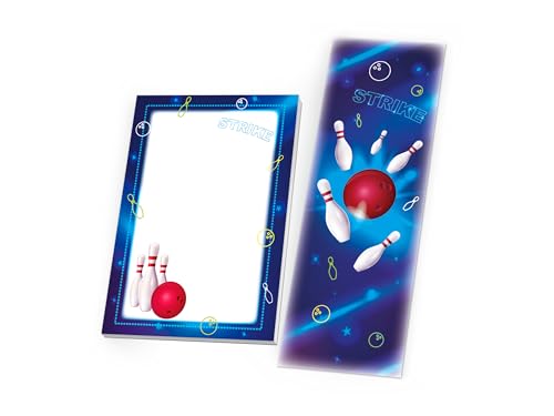 Limonia 8 Lesezeichen + 8 Mini-Notizblöcke je 25 Blätter DIN A7 Set Gastgeschenk Mitgebsel zum Kindergeburtstag Motto-Party Fest Feier Event Reise Jungen Jungs Boys Mädchen Schule Bowling Kegeln neon Limonia 8 Lesezeichen + 8 Mini-Notizblöcke je 25 Blätter DIN A7 Set Gastgeschenk Mitgebsel zum Kindergeburtstag Motto-Party Fest Feier Event Reise Jungen Jungs Boys Mädchen Schule Bowling Kegeln neon von Limonia