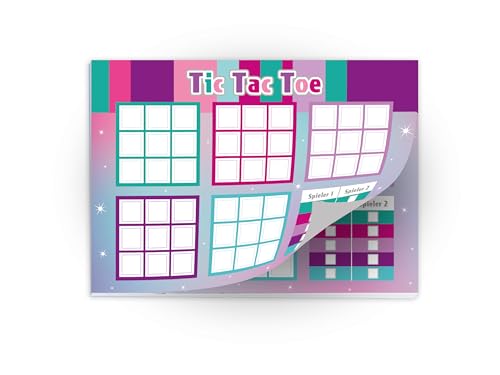 Limonia 10 Tic Tac Toe je 25 Blätter DIN A6 Papierspiel Set Mitbringsel Gastgeschenk Mitgebsel zum Kindergeburtstag Motto-Party Fest Feier Event Reise Girls Teenies Mädels Schule Bausteine Bauklötze Limonia 10 Tic Tac Toe je 25 Blätter DIN A6 Papierspiel Set Mitbringsel Gastgeschenk Mitgebsel zum Kindergeburtstag Motto-Party Fest Feier Event Reise Girls Teenies Mädels Schule Bausteine Bauklötze von Limonia