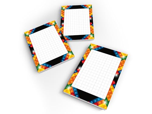 Limonia 12 Mini-Notizblöcke je 25 Blätter DIN A7 Set Mitbringsel Gastgeschenk Mitgebsel zum Kindergeburtstag Motto-Party Fest Feier Event Reise Unisex Teenies Mädels Jungs Bausteine bunt Limonia 12 Mini-Notizblöcke je 25 Blätter DIN A7 Set Mitbringsel Gastgeschenk Mitgebsel zum Kindergeburtstag Motto-Party Fest Feier Event Reise Unisex Teenies Mädels Jungs Bausteine bunt von Limonia