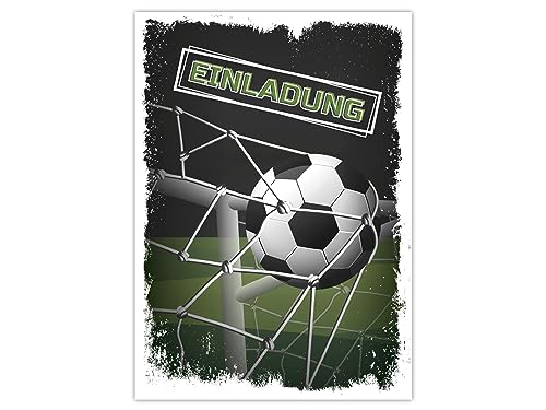 Limonia 8 Einladungskarten Fußball zum Kindergeburtstag Einladung Geburtstag Mädchen Kinder Jungs Jungen Boys Fussball Turnier schwarz Limonia 8 Einladungskarten Fußball zum Kindergeburtstag Einladung Geburtstag Mädchen Kinder Jungs Jungen Boys Fussball Turnier schwarz von Limonia