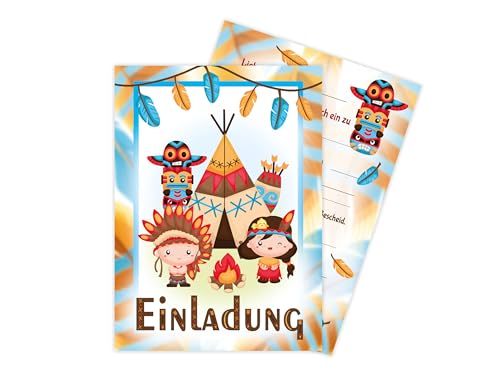 Limonia 8 Einladungskarten zum Kindergeburtstag Motto Feier Fest Einladung Set Geburtstag Mädchen Kinder Jungs Jungen Boys Teenies Indianer Indianerdorf Tipi Powwow Traumfänger Limonia 8 Einladungskarten zum Kindergeburtstag Motto Feier Fest Einladung Set Geburtstag Mädchen Kinder Jungs Jungen Boys Teenies Indianer Indianerdorf Tipi Powwow Traumfänger von Limonia