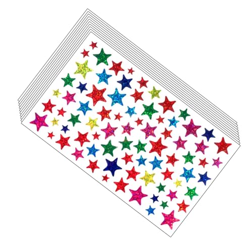 10 Blatt Aufkleber Kleine Sterne Laptop Für Laptop Für Abziehbilder Abziehbild Abziehbild Aufkleber von Limtula