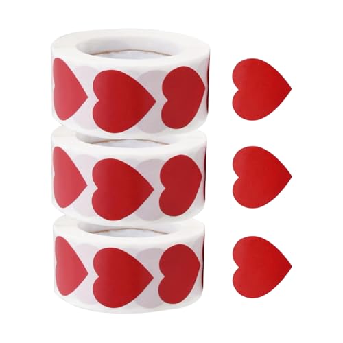 1500pcs Valentinstag Herzaufkleber Adhäsive Verpackungsetiketten 25mm Valentines Dekorationsaufkleber Für Hochzeit 1500pcs Valentinstag Herzaufkleber Adhäsive Verpackungsetiketten 25mm Valentines Dekorationsaufkleber Für Hochzeit von Limtula