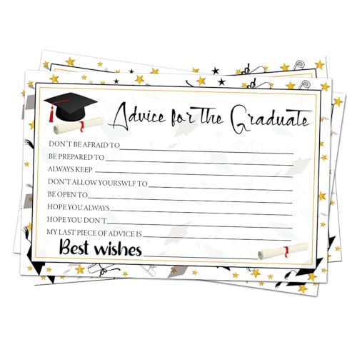 16/24PCS Abschlussberatungskarten 6x4inch Well Wishes Card Graduation Party Supplies Für Gäste Beratung Für Hochzeitseinladungspapier Graduierten 16/24PCS Abschlussberatungskarten 6x4inch Well Wishes Card Graduation Party Supplies Für Gäste Beratung Für Hochzeitseinladungspapier Graduierten von Limtula