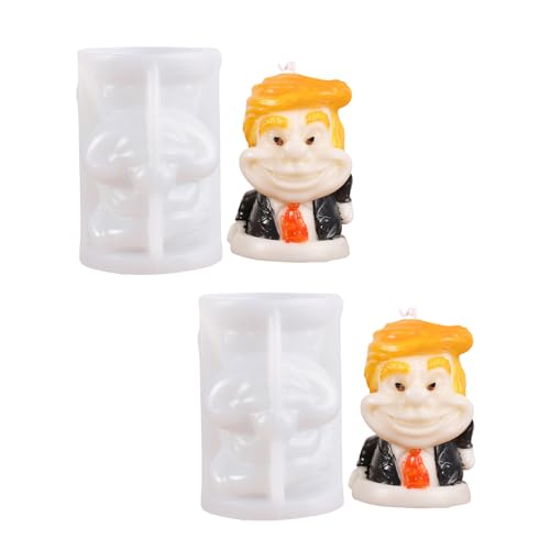 2 PCs Porträt Silikonformen Kerzenform Epoxidharz Formen Orumament Making Formenpflaster Formen Für Die Kerzenherstellung von Limtula