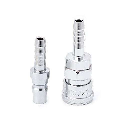 2 Stück 8 mm pneumatische Luftleitungsschlauch-Schnellspann-Kupplungen, Kompressor-Schnellspann-Kupplungs-Set 2 Stück 8 mm pneumatische Luftleitungsschlauch-Schnellspann-Kupplungen, Kompressor-Schnellspann-Kupplungs-Set von Limtula