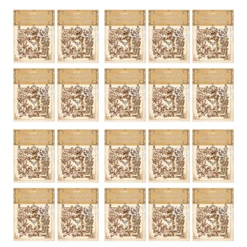 20 Stück ausgehöhlte geprägte Eckaufkleber Vintage Scrapbooking Eckaufkleber für Fotoalbum, Tagebuch, Bastelprojekt, geprägt 20 Stück ausgehöhlte geprägte Eckaufkleber Vintage Scrapbooking Eckaufkleber für Fotoalbum, Tagebuch, Bastelprojekt, geprägt von Limtula