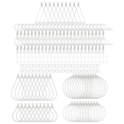 200pcs Ohrring Haken Ohrdrähte Ohrdrahtfunde Legierung Legierung Perlen Rahmen Juwelierentwicklung Teil Für Schmuckherstellung Geeignet 200pcs Ohrring Haken Ohrdrähte Ohrdrahtfunde Legierung Legierung Perlen Rahmen Juwelierentwicklung Teil Für Schmuckherstellung Geeignet von Limtula