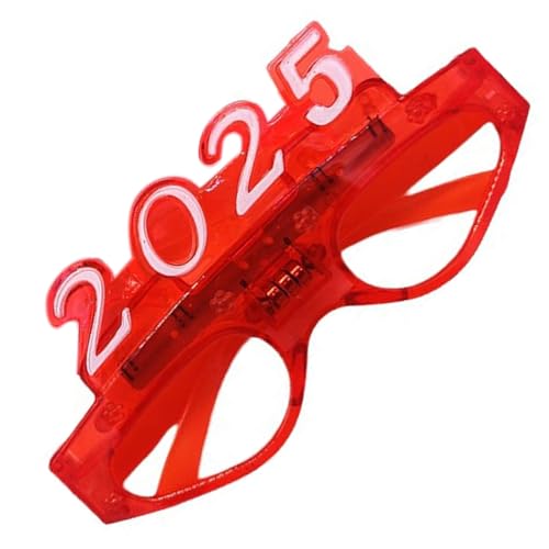 2025 Neujahrsparty-Brille, blinkende Brille, buntes LED-Licht, Neujahrsparty-Brille für Weihnachten 2025 Neujahrsparty-Brille, blinkende Brille, buntes LED-Licht, Neujahrsparty-Brille für Weihnachten von Limtula