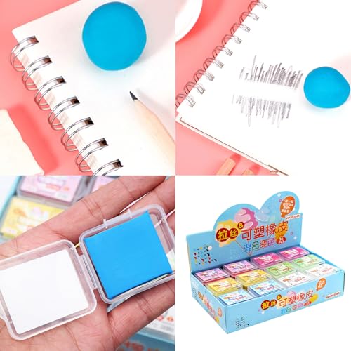 36 PCs/Set Knetable Radiergummis Zeichnung Radiergummis Kneadeglergummis Weiche Formgummist Eraser Eraser Office School Supplies 36 PCs/Set Knetable Radiergummis Zeichnung Radiergummis Kneadeglergummis Weiche Formgummist Eraser Eraser Office School Supplies von Limtula