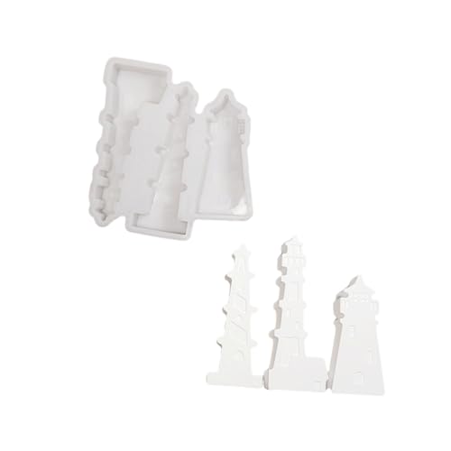 3D-Silikonformen in Leuchtturm-Form für Seifenherstellung, Epoxidharz, Silikonformen, Zement, Gips, Silikonformen von Limtula