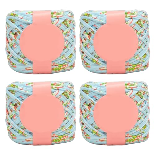 4 Pieces Weiches Häkelgarn Farbenfrohe Polyestergarn Für Handgefertigte Häkelstrickdecke Und Handtasche 280 G/Rollen Farbenfrohe Garn 4 Pieces Weiches Häkelgarn Farbenfrohe Polyestergarn Für Handgefertigte Häkelstrickdecke Und Handtasche 280 G/Rollen Farbenfrohe Garn von Limtula