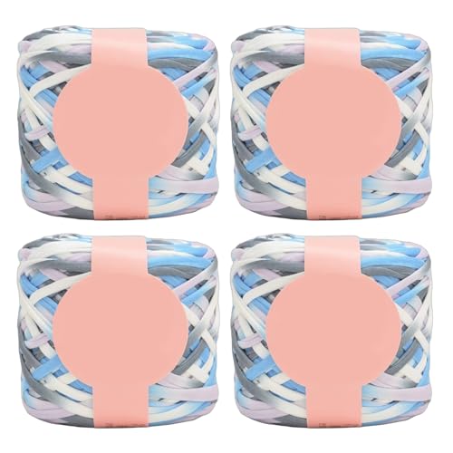 4 Pieces Weiches Häkelgarn Farbenfrohe Polyestergarn Für Handgefertigte Häkelstrickdecke Und Handtasche 280 G/Rollen Farbenfrohe Garn 4 Pieces Weiches Häkelgarn Farbenfrohe Polyestergarn Für Handgefertigte Häkelstrickdecke Und Handtasche 280 G/Rollen Farbenfrohe Garn von Limtula