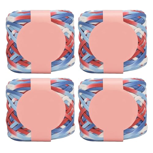 4 Pieces Weiches Häkelgarn Farbenfrohe Polyestergarn Für Handgefertigte Häkelstrickdecke Und Handtasche 280 G/Rollen Farbenfrohe Garn 4 Pieces Weiches Häkelgarn Farbenfrohe Polyestergarn Für Handgefertigte Häkelstrickdecke Und Handtasche 280 G/Rollen Farbenfrohe Garn von Limtula