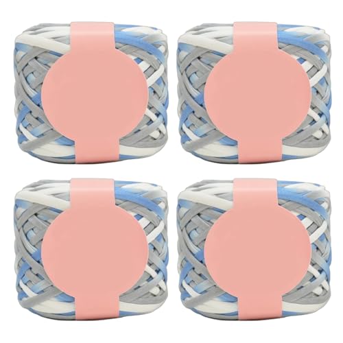 4 Pieces Weiches Häkelgarn Farbenfrohe Polyestergarn Für Handgefertigte Häkelstrickdecke Und Handtasche 280 G/Rollen Farbenfrohe Garn 4 Pieces Weiches Häkelgarn Farbenfrohe Polyestergarn Für Handgefertigte Häkelstrickdecke Und Handtasche 280 G/Rollen Farbenfrohe Garn von Limtula