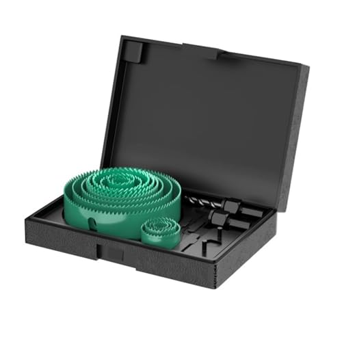 5/8/13pcs Lochsäge Holzbearbeitungslochöffner Set Plastiklampenröhrchen PVC Gips Boardbohrer Bit Waldpistole Drill Reamer Cup von Limtula