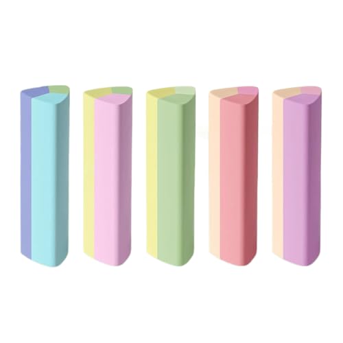 5 PCs/Set Pencil Eraser Back To School Radiergummi Gummi Radiergummi Dreier Eraser Ästhetik Eraser Weichgummi Belohnung Geschenk von Limtula