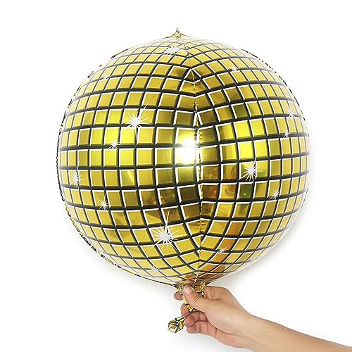 5 Stück Schöne Tanzballons Aus Aluminiumfolie Für Party Dekoration. Schaffen Sie Festival Atmosphäre Mit Reflektierenden Farbigen Aluminiumfolienballons von Limtula