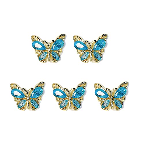 5 x luxuriöse Nägel aus Legierung, Strasssteine, Strasssteine, Diamanten, Kristallsteine 5 x luxuriöse Nägel aus Legierung, Strasssteine, Strasssteine, Diamanten, Kristallsteine von Limtula