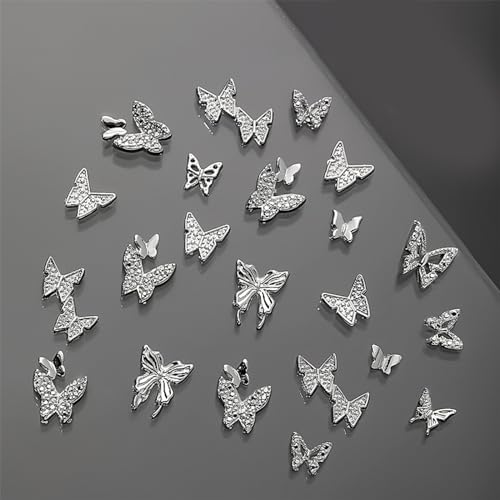 50pcs 3D Legierung Schmetterling Nagelbrand Metallic Schmetterling Charms Diamonds Schmetterlingsnägelkunst Strauchsturm Schmetterlinge Charme 50pcs 3D Legierung Schmetterling Nagelbrand Metallic Schmetterling Charms Diamonds Schmetterlingsnägelkunst Strauchsturm Schmetterlinge Charme von Limtula